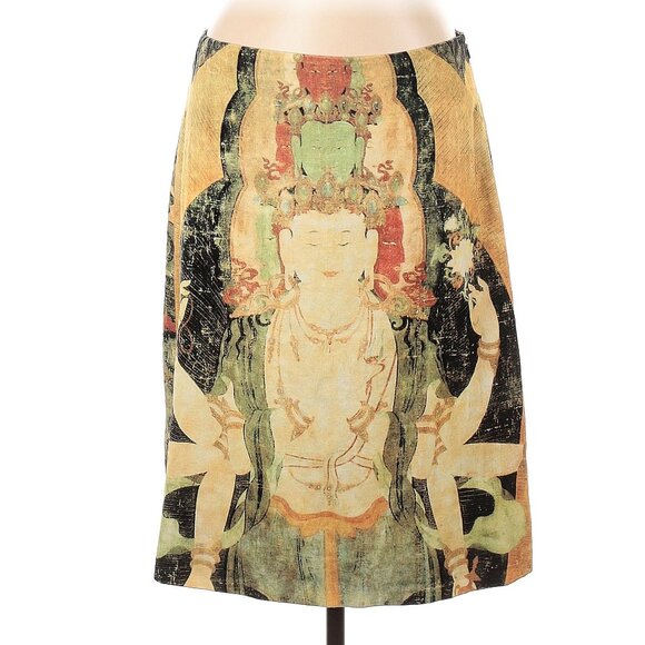 Vishnu Buddha Skirt 1990s VINTAGE RARE